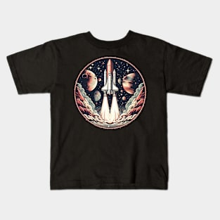 Exploring space Kids T-Shirt